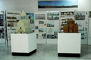  Models of several Armenian churches